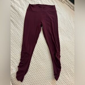 Victoria's Secret PINK Burgundy Leggings